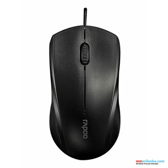 Rapoo N1200 Silent Wired Optical Mouse (3Y)